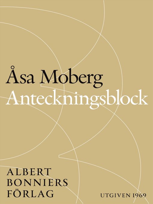 Titeldetaljer för Anteckningsblock av Åsa Moberg - Tillgänglig